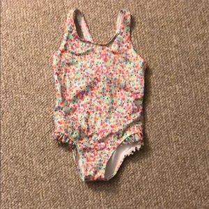 Floral one piece, like new